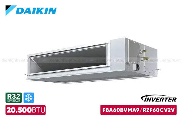 Điều Hòa Nối Ống Gió Daikin  1 Chiều Inveter 21000 BTU FBA60BVMA9 (có bơm)