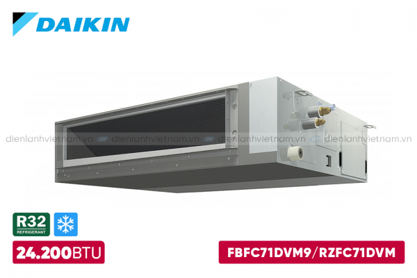 Điều Hòa Nối Ống Gió Daikin 1 Chiều Inverter 24.000BTU FBFC71DVM9 (1 pha)