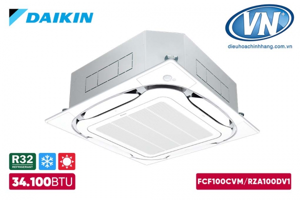 Điều Hòa Âm Trần Daikin Inverter 2 Chiều  34.100BTU 1 FCF100CVM/RZA100DV1