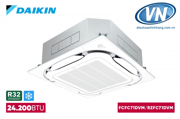 Điều Hòa Âm Trần Daikin Inverter 1 Chiều 24.200BTU FCFC71DVM/RZFC71DVM