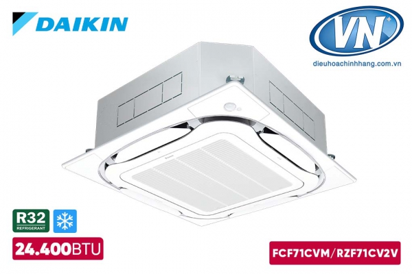 Điều Hòa Âm Trần Daikin Inverter 1 Chiều 24.400BTU FCF71CVM/RZF71CYM (3 Pha)