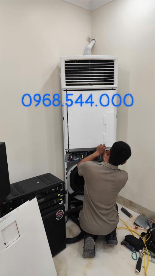 Hoàn Thành Lắp Đặt Gấp 2 Bộ Điều Hòa Tủ Đứng Daikin Tại Hoa Lư, Ninh Bình Chỉ Trong 3 Giờ