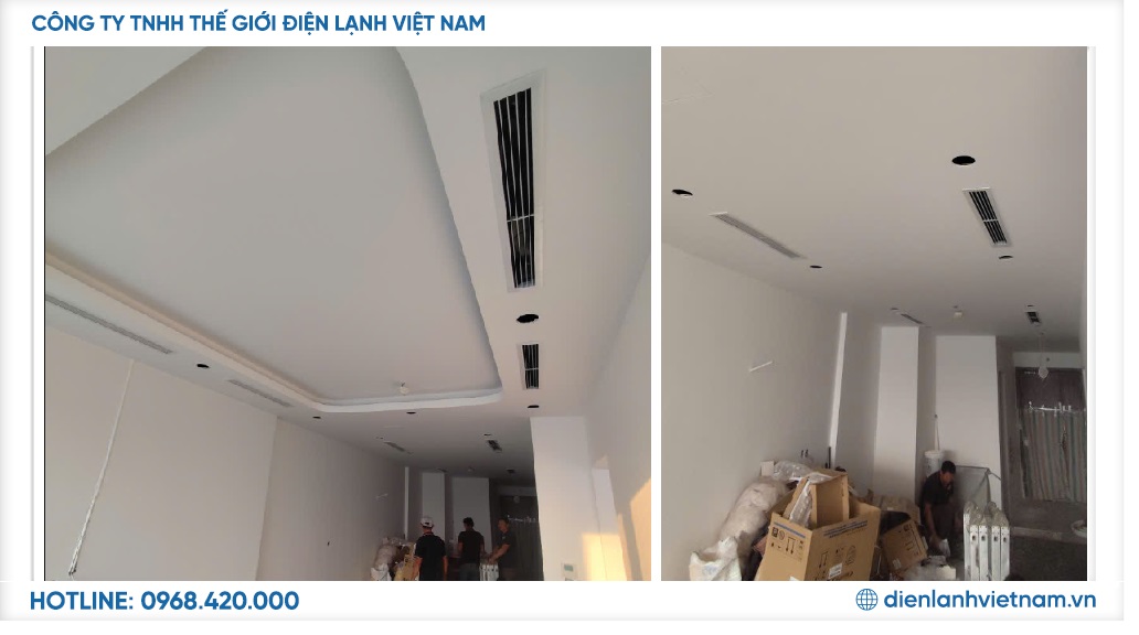 Điện lạnh Việt Nam Lắp đặt điều hòa âm trần nối ống gió Daikin 