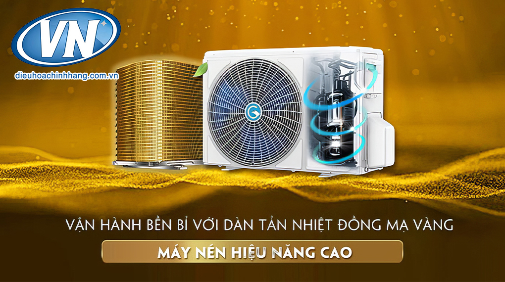 Dàn tản nhiệt đồng mạ vàng