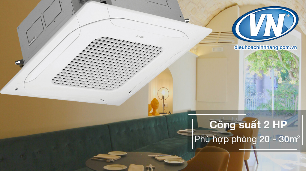 Công suất 2HP phù hợp phòng 20 - 30m2