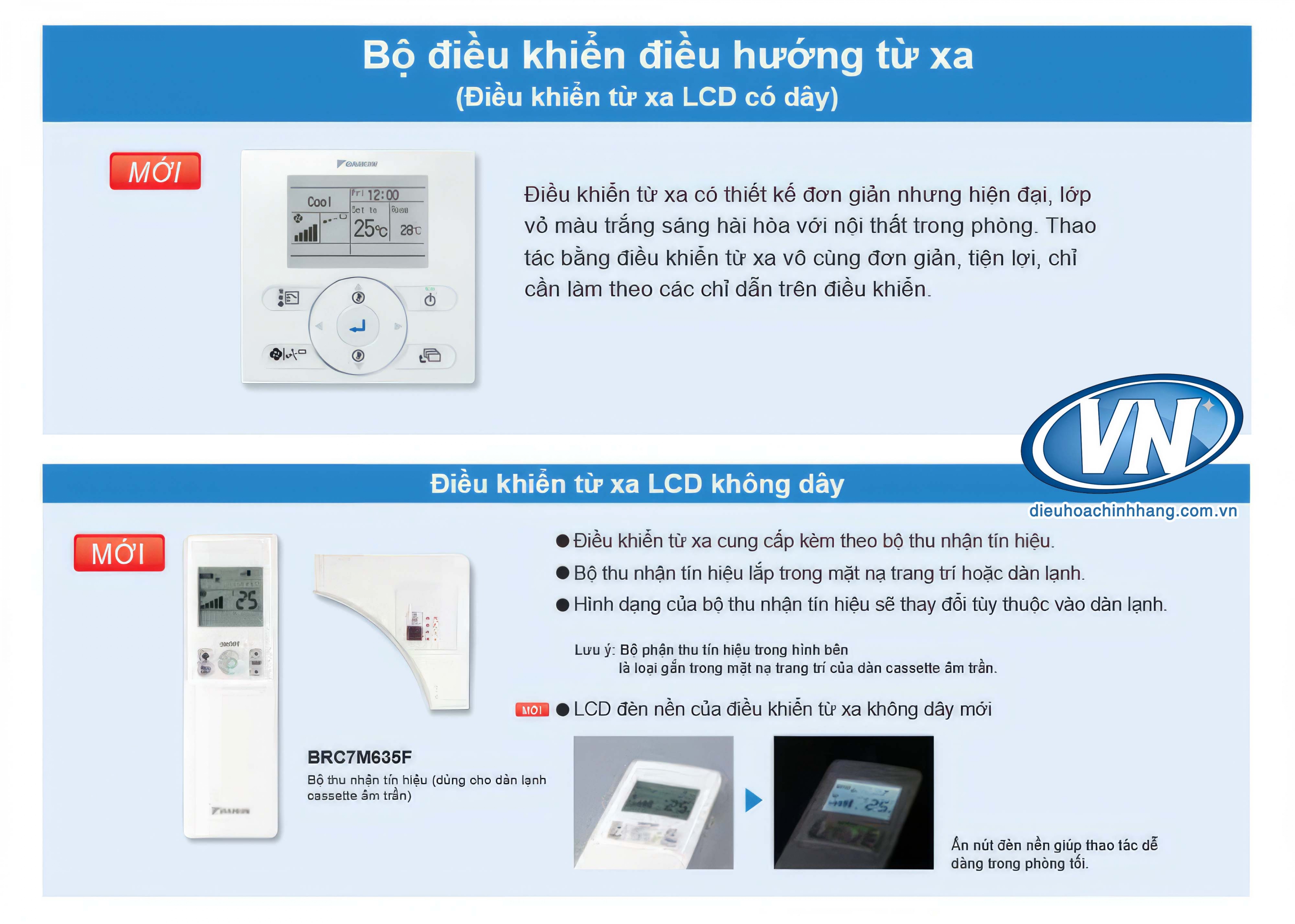 điều khiển dàn lạnh cassette âm trần