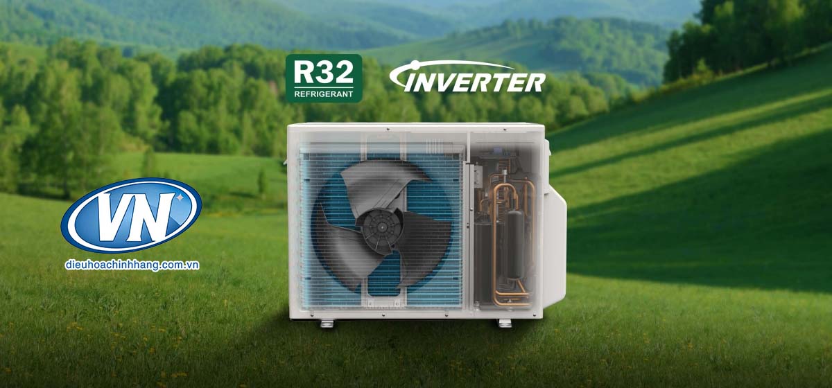 Công nghệ inverter và gas r32