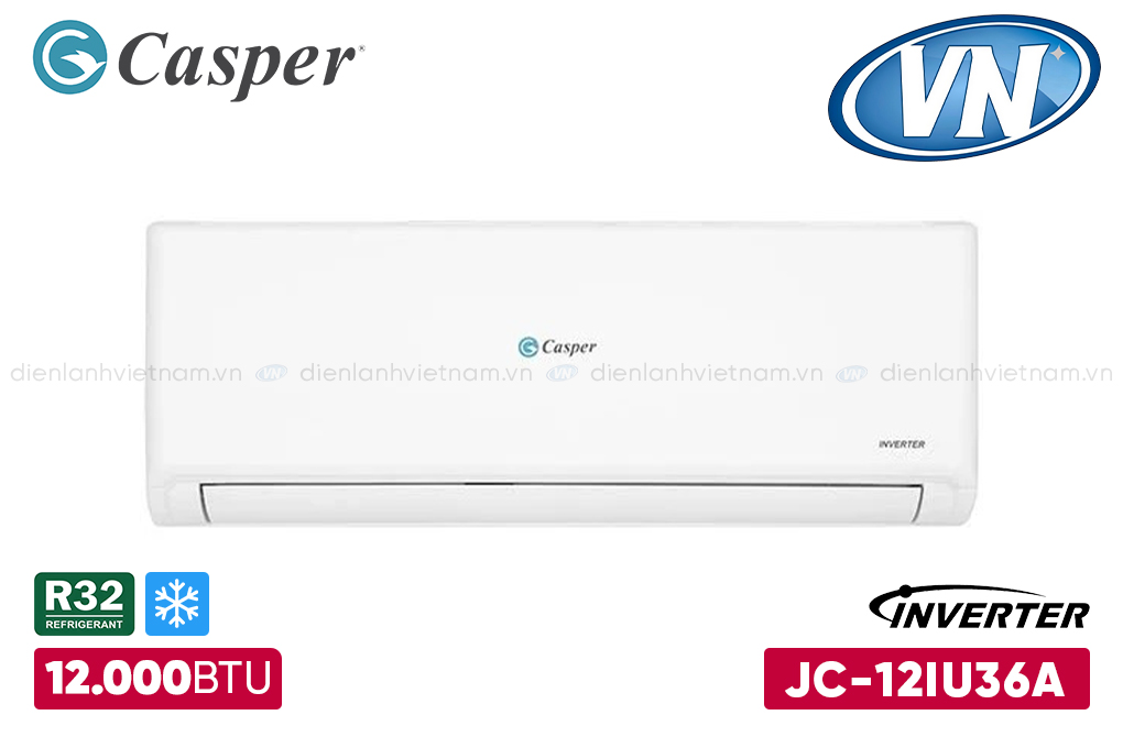 Giới thiệu Điều Hòa Casper 9000BTU 1 chiều Inverter JC-12IU36A - Model 2025