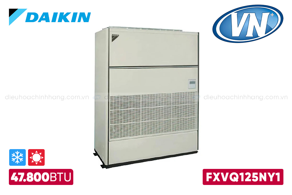 Dàn lạnh VRV Daikin loại tủ đứng đặt sàn FXVQ125NY1 (nối ống gió)