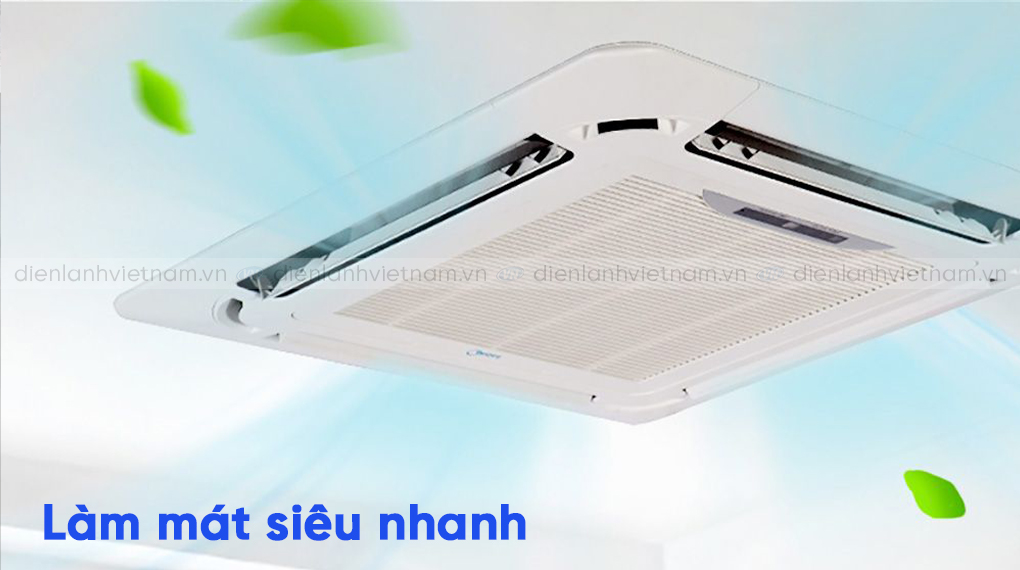 Làm lạnh cực nhanh với âm trần midea