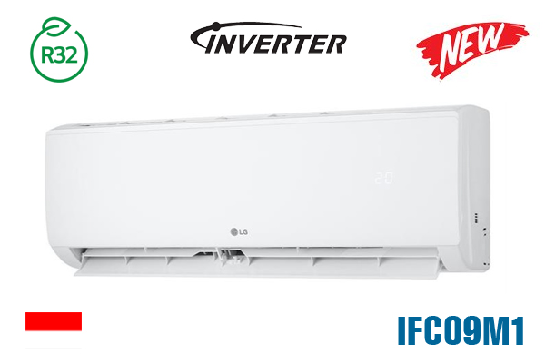 Điều hòa LG 1 chiều inverter 9.000BTU tiêu chuẩn IFC09M1