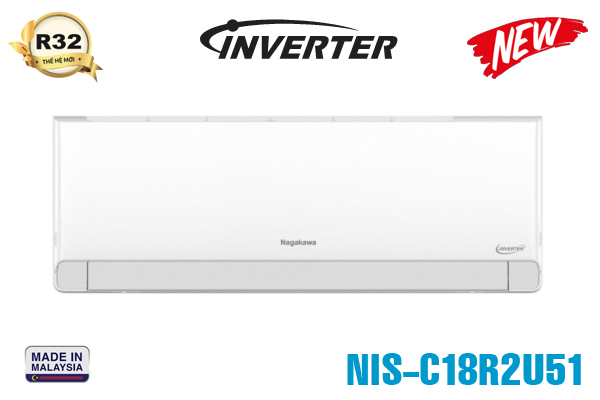 Điều hòa Nagakawa 18.000BTU 1 chiều Inverter NIS-C18R2U51