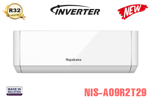 Điều hòa Nagakawa 9.000BTU 2 chiều Inverter NIS-A09R2T29